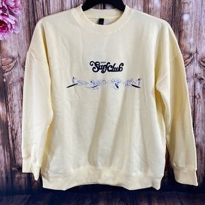 COTTON ON Women's Lifestyle Long Sleeve Sweatshirt, Yellow - Medium